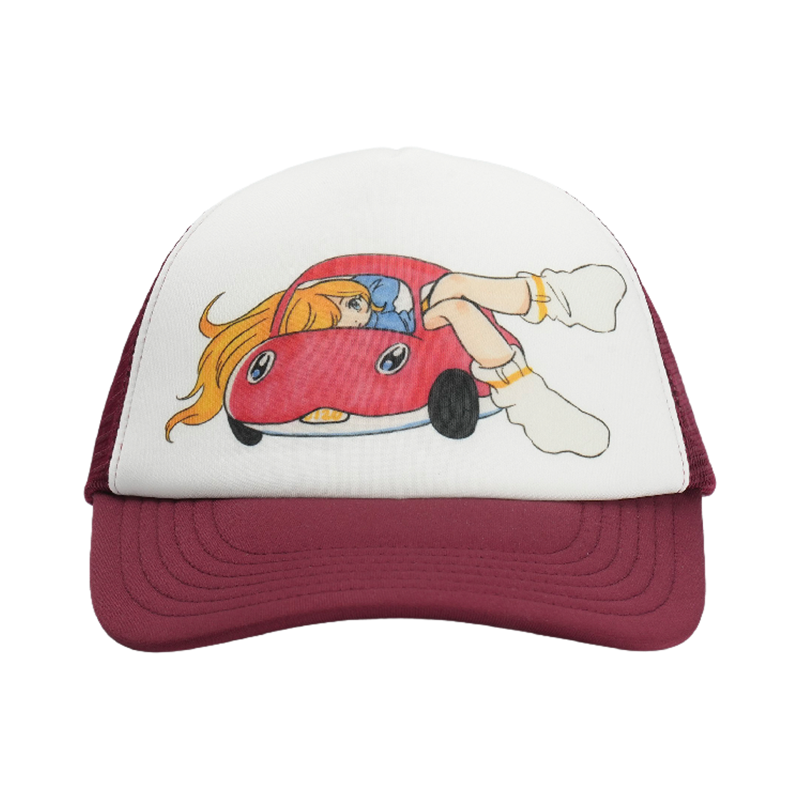 SG26SSACCA502 Sansan Gear x YUMINHA Mesh Cap Wine
