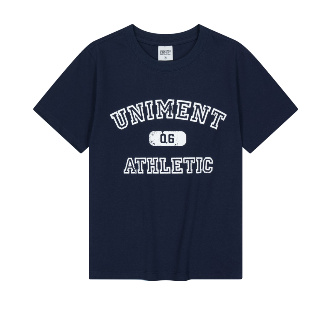 BUQTSZX805NA UNIVERSE GARMENT UG Crack Slim Women T-Shirt Navy