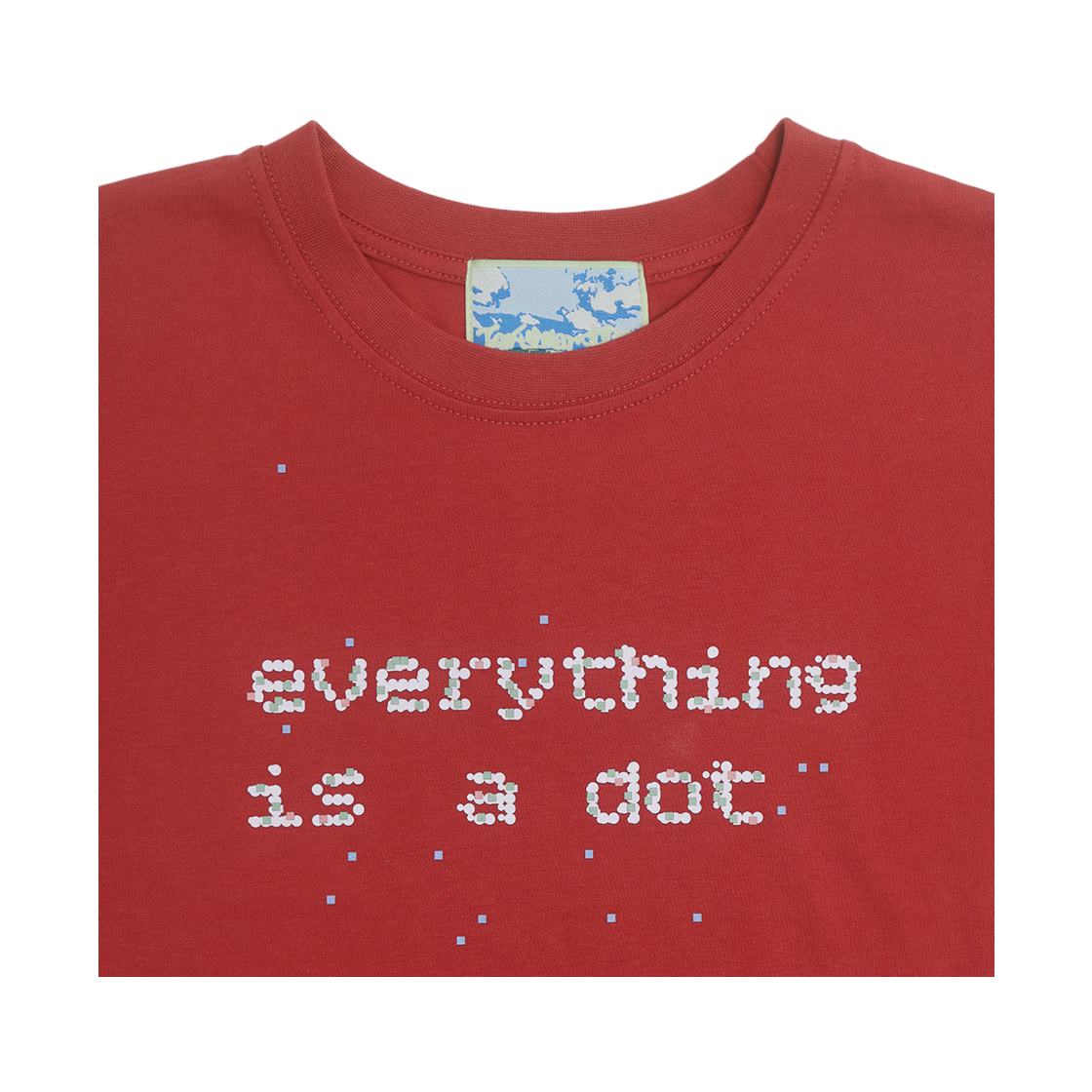 토우토우아카이브 에브리띵 닷 크롭티 레드(TOWTOW.ARCHIVE Everything Dot Crop Tshirts Red) - 2