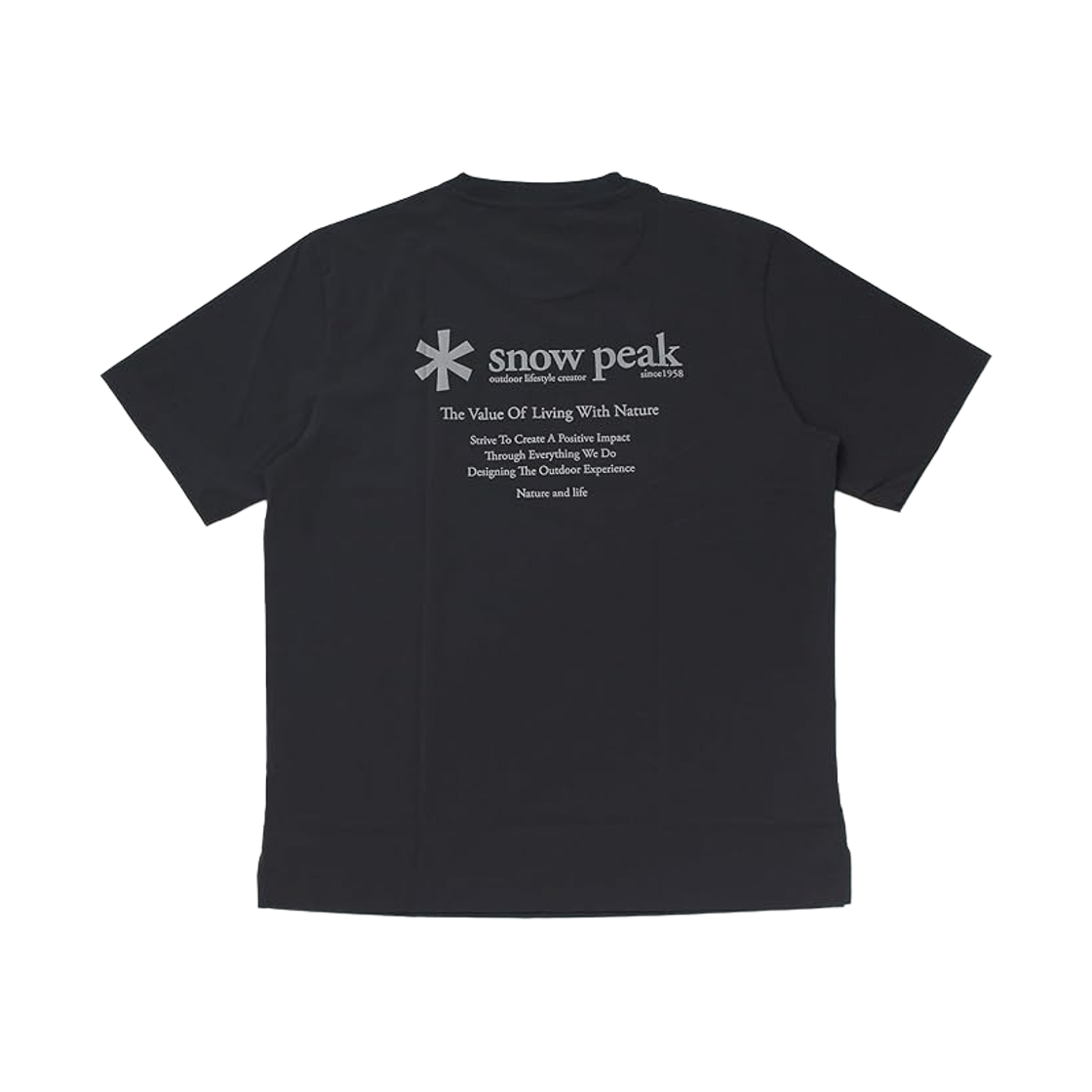 스노우 피크 씬테크 우븐 숏슬리브 티셔츠 다크 네이비(Snow Peak Thin-Tech Woven Short Sleeve T-Shirt Dark Navy) - 2