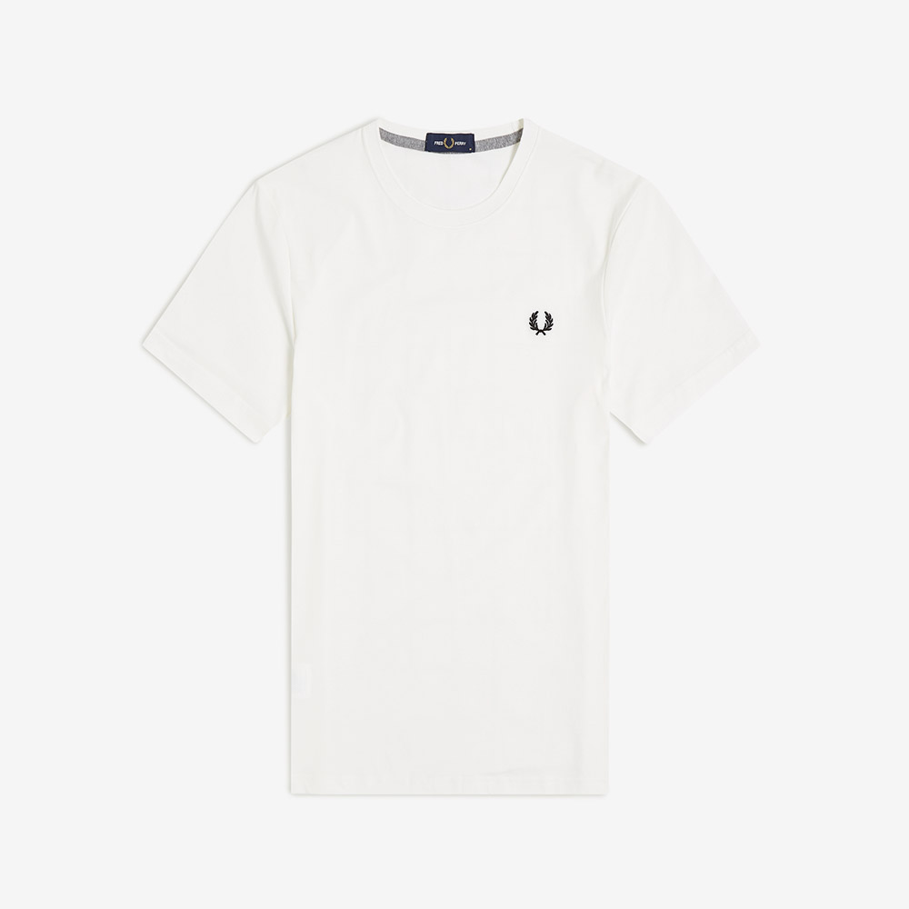 프레드페리 크루넥 티셔츠 스노우 화이트(Fred Perry Crew Neck T-Shirt Snow White) - 5