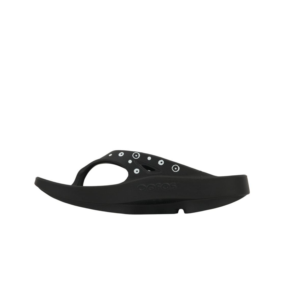 우포스 x 10 꼬르소 꼬모 플립 플랍 블랙(Oofos x 10 Corso Como Flip Flop Black) - 3