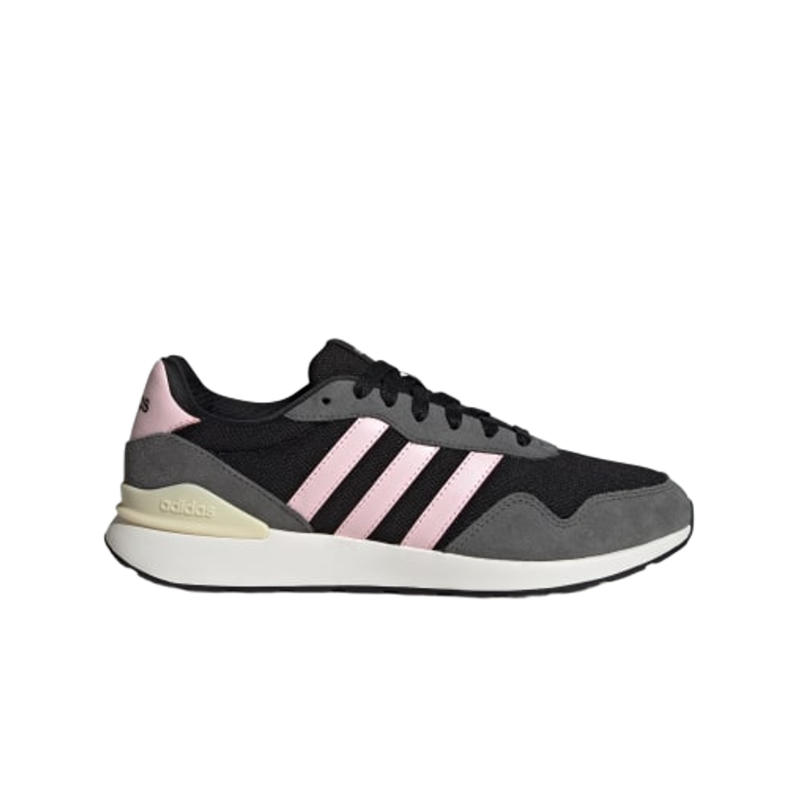 JR7485 (W) Adidas Sportswear Run 60s 4.0 Core Black Clear Pink