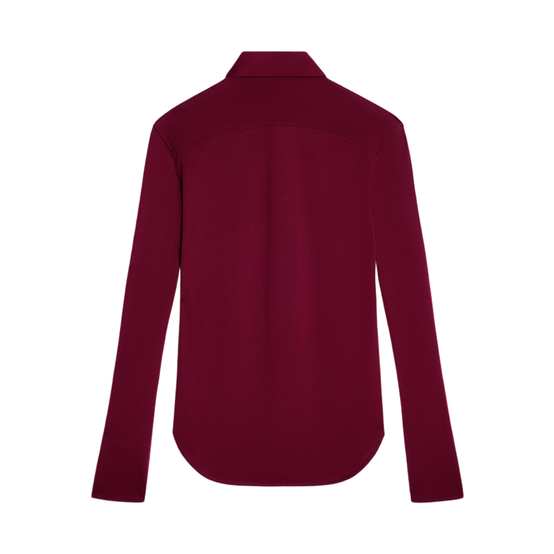 (W) 셀린느 셔츠 코튼 저지 보르도((W) Celine Shirt in Cotton Jersey Bordeaux) - 2