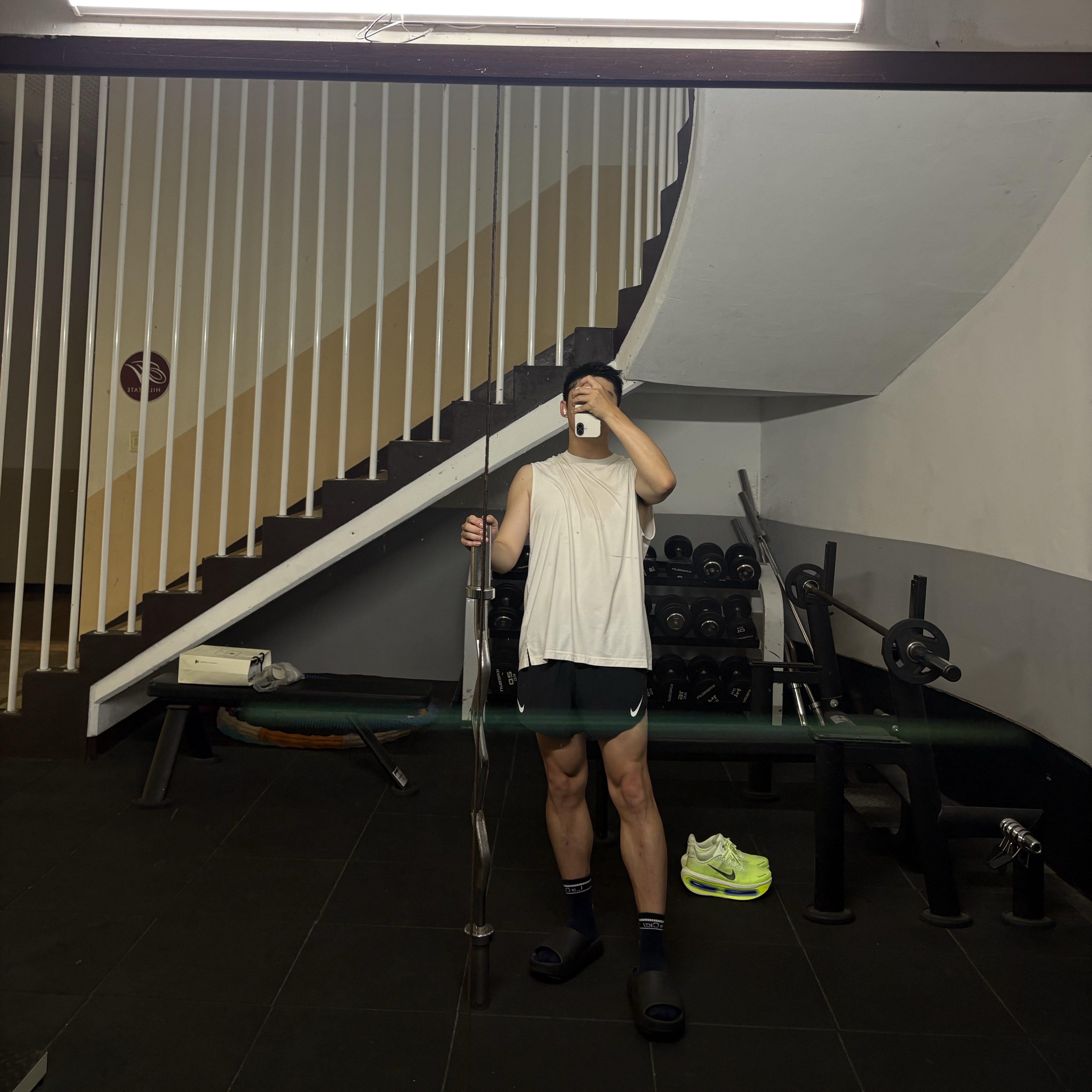 Nike Aeroswift Dri-Fit ADV 4 Inch Brief Lined Running Short Black Summit White - Asia 착용 스타일