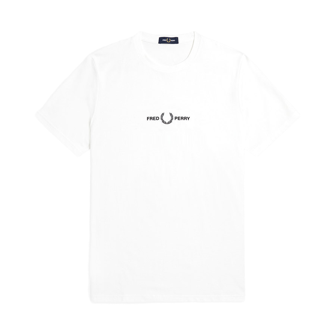 프레드페리 엠브로이더드 티셔츠 화이트(Fred Perry Embroidered T-Shirt White)