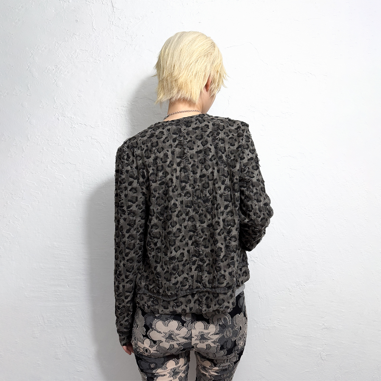 스틸레써디 디스트레스드 레오파드 가디건 브라운(Still Lethardy Distressed Leopard Cardigan Brown) - 5
