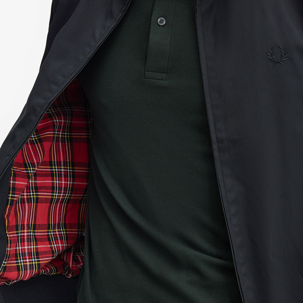 프레드페리 메이드 인 잉글랜드 해링턴 재킷 블랙(Fred Perry M.I.E Harrington Jacket Black) - 6