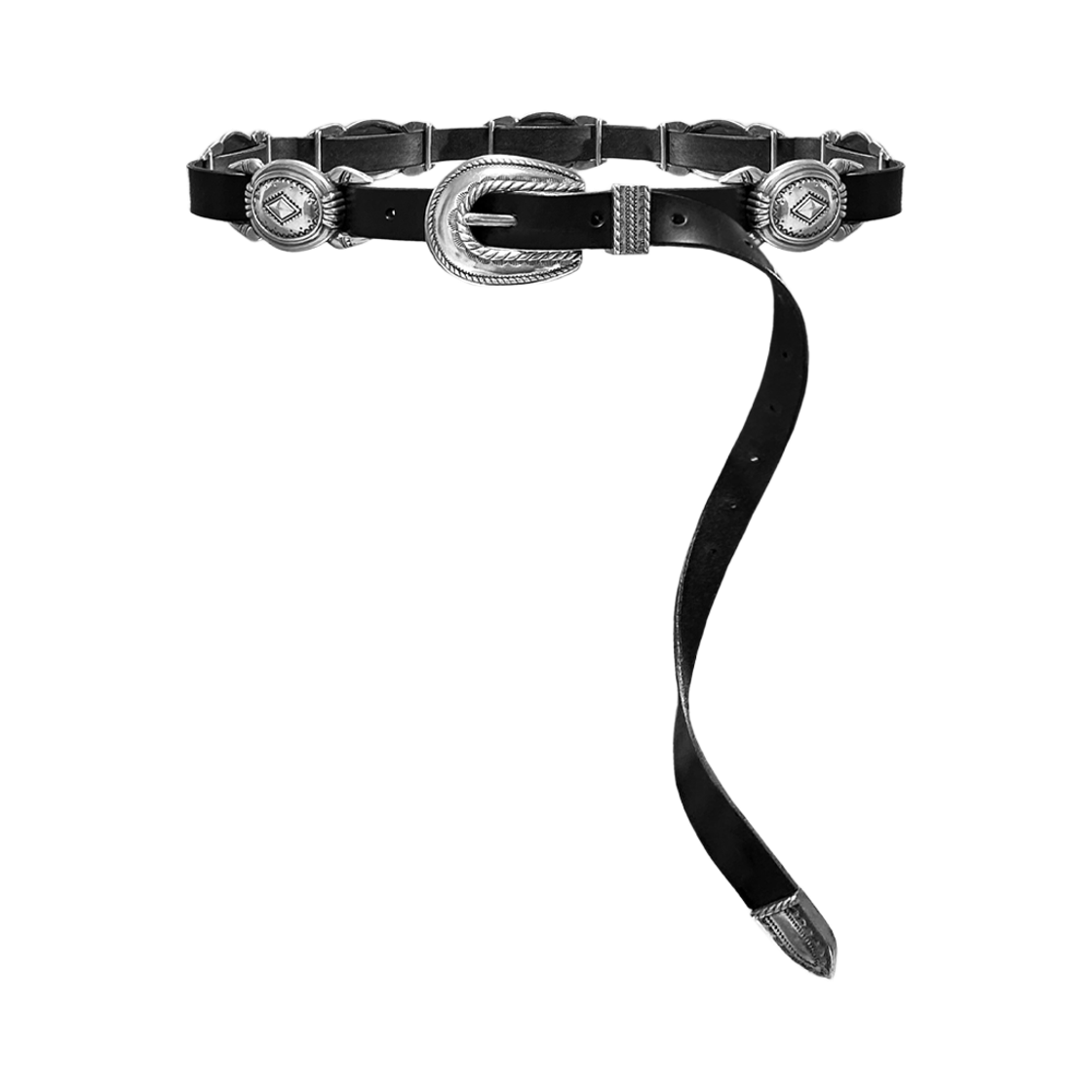 더트냅 웨스턴 콘초 슬림 벨트(DIRT ANP Western Concho Slim Belt)