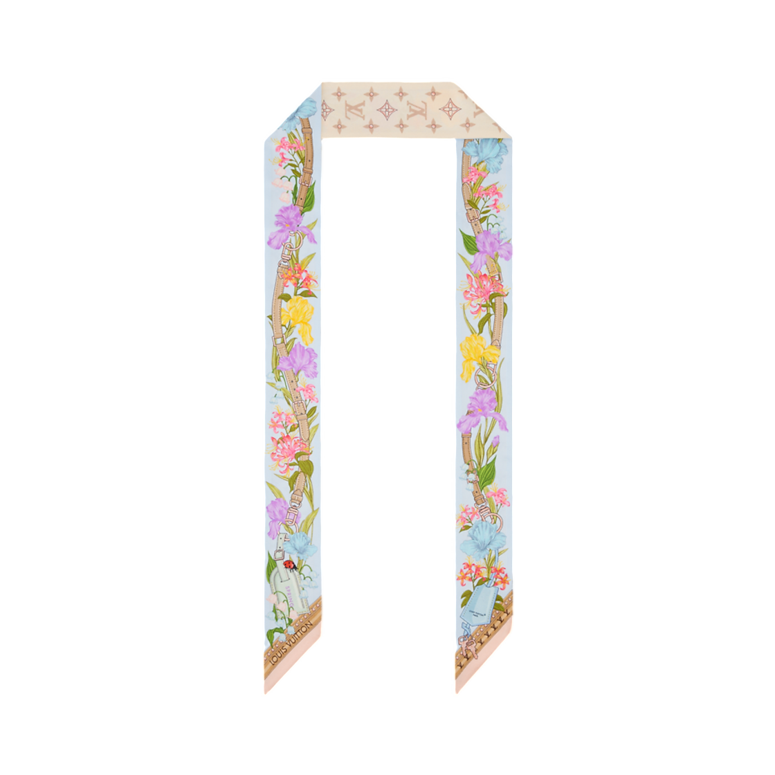M98746 (W) Louis Vuitton LV En Fleurs BB Bandeau White