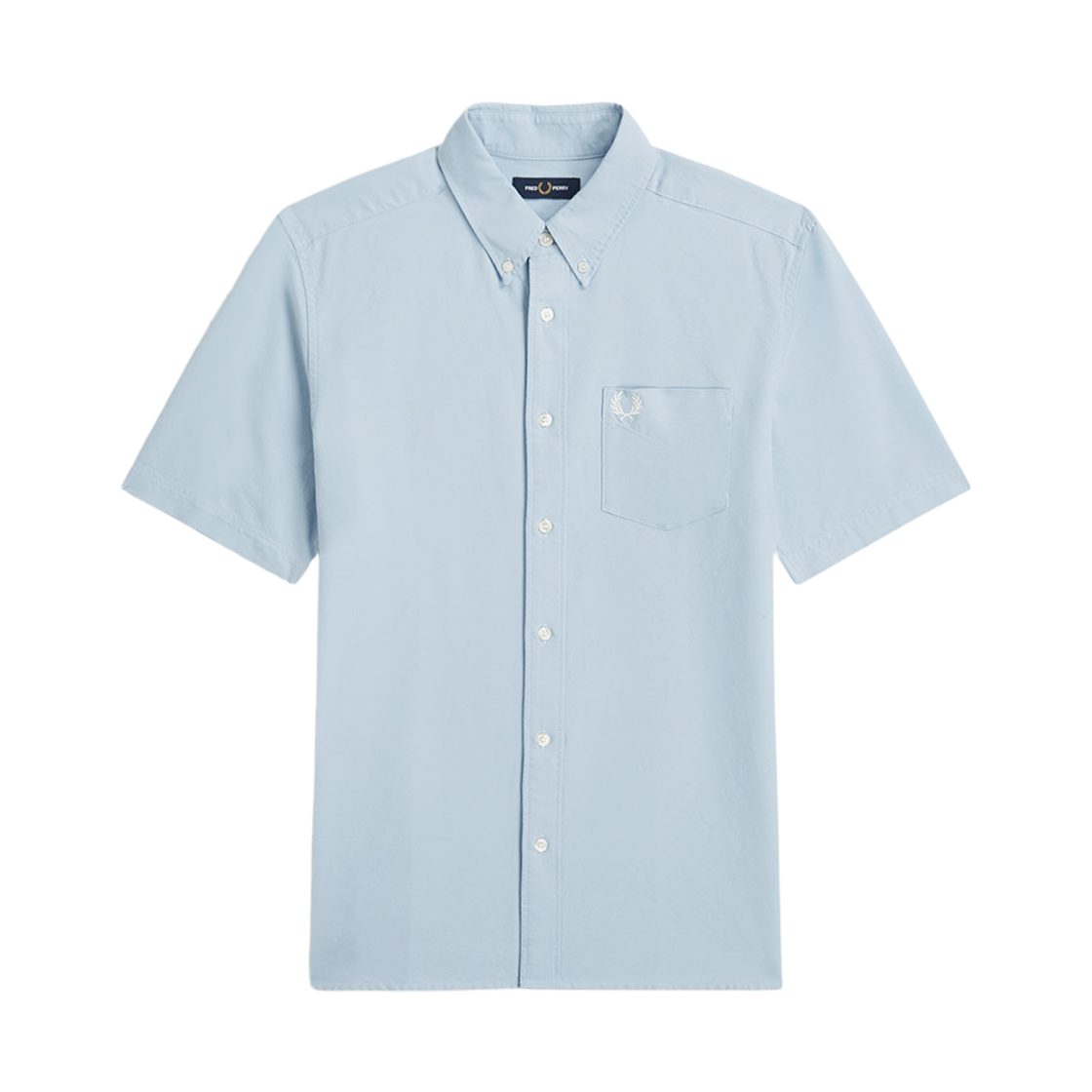 AFPM2G98730-146 Fred Perry S/S Oxford Shirt Light Smoke