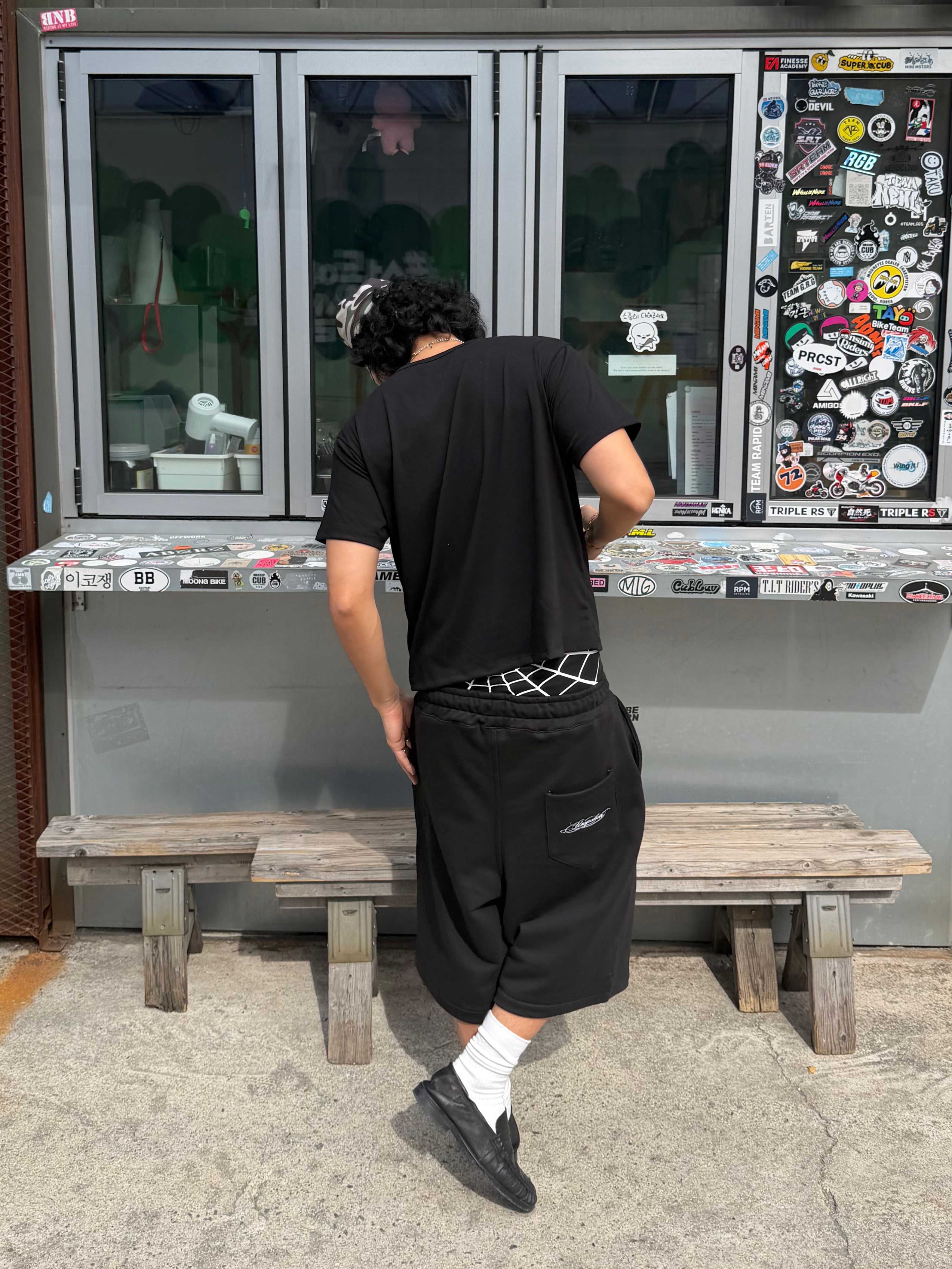 Supreme x Hanes Spider-Man Boxer Briefs Black (2 Pack) - 26SS, Chrome Hearts Double Floral Cross Ring Silver 착용 스타일 - 3