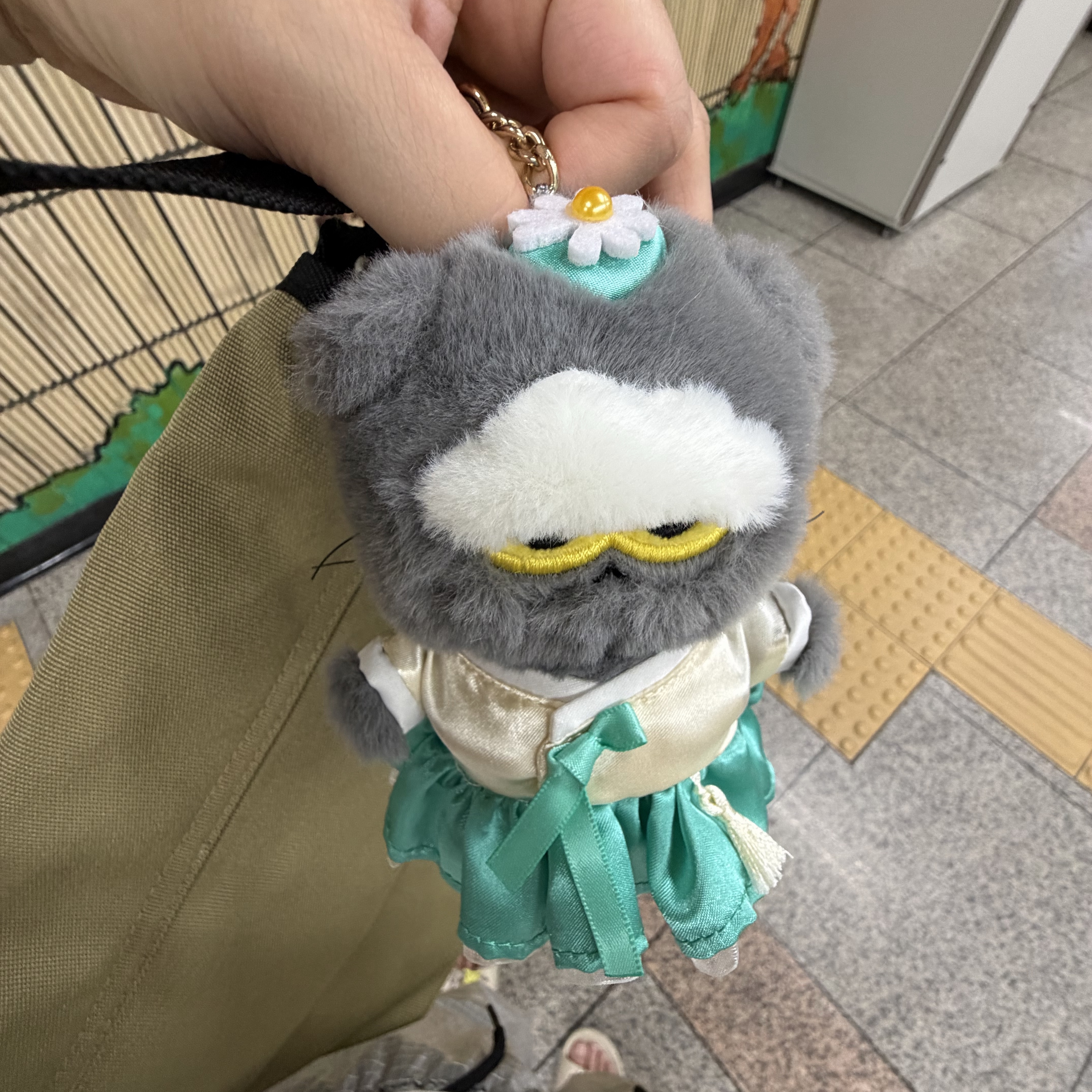 Zo&Friends K-Edition Zoa Plush Keyring Assi 착용 스타일 - 2