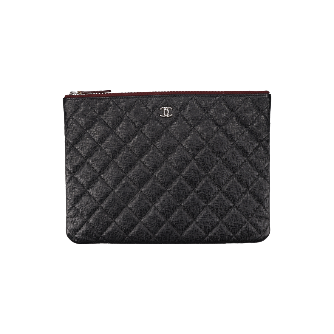 ITBJNBMB7VTJ Chanel Classic Medium Clutch in Black Calfskin