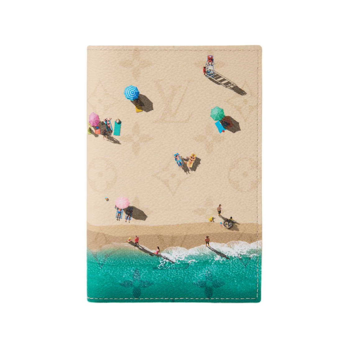 M2A349 Louis Vuitton Passport Cover Beach Sand
