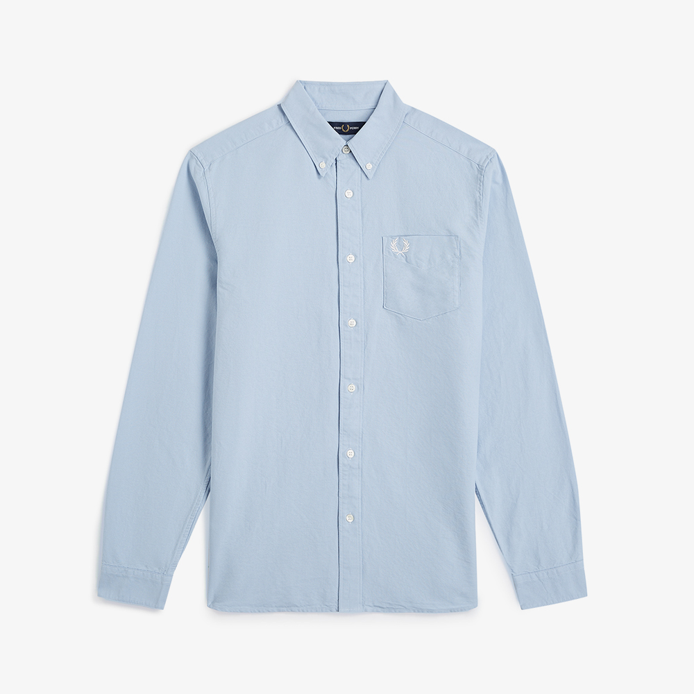 프레드페리 롱 슬리브 옥스포드 셔츠 라이트스모크(Fred Perry L/S Oxford Shirt Light Smoke) - 5