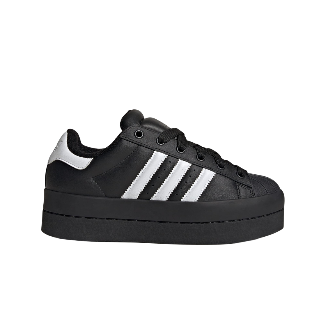 KK2591 (W) Adidas Superstar Stack Core Black Cloud White