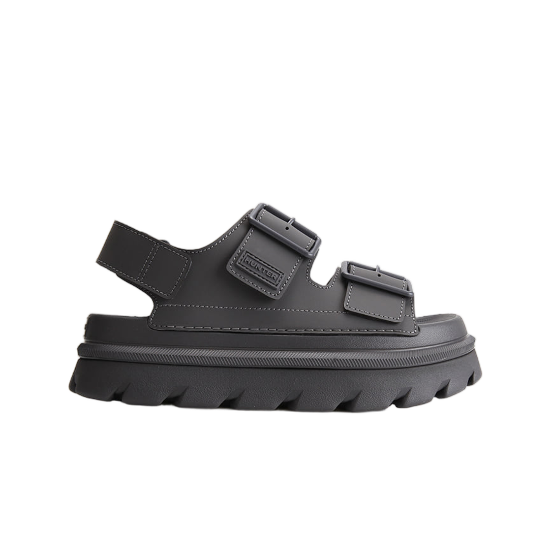 HCWK008FDZ-GRY (W) Hunter Light Algae Foam Buckle Platform Sandal Grey