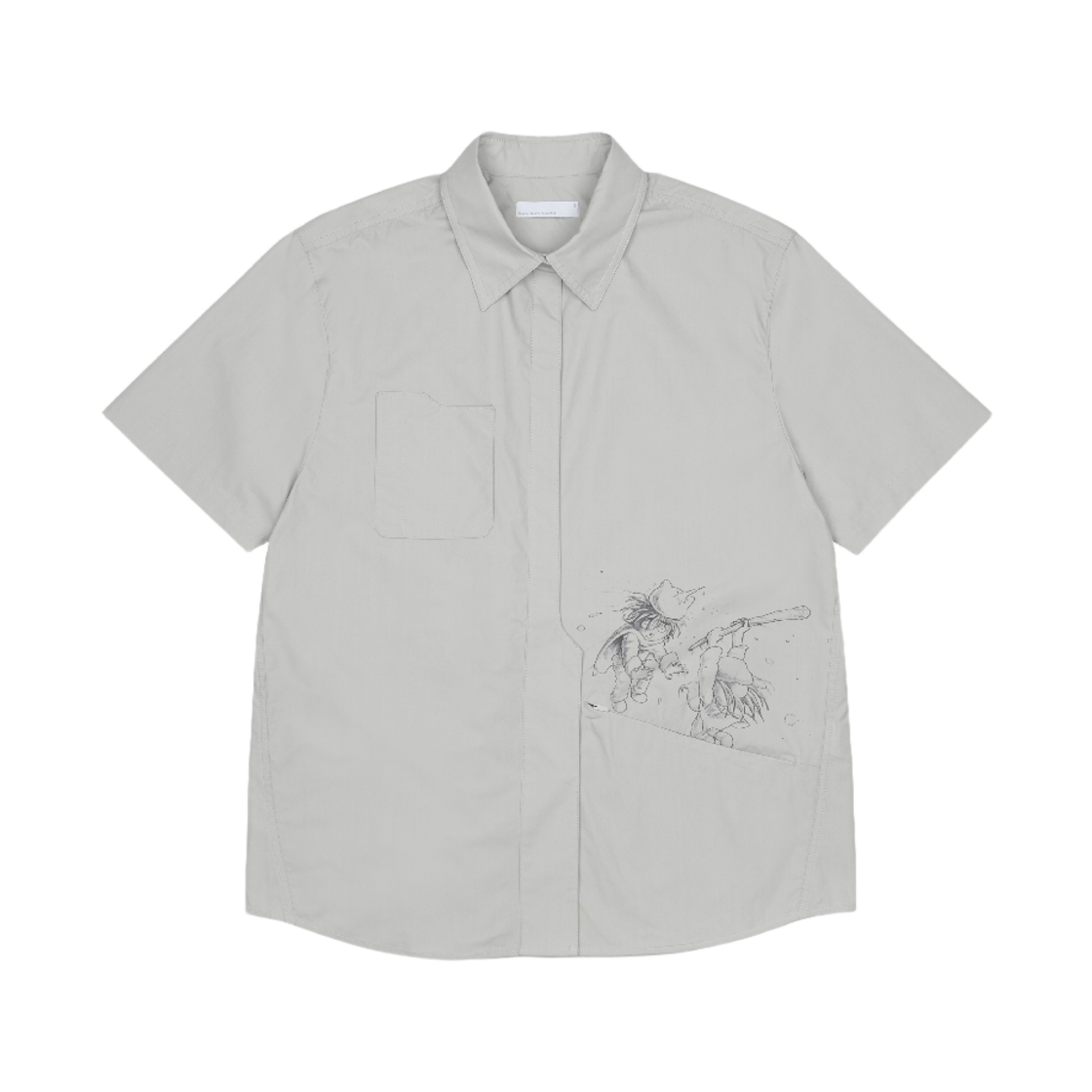 SG26SSTOST501 Sansan Gear x YUMINHA Shirt Light Grey