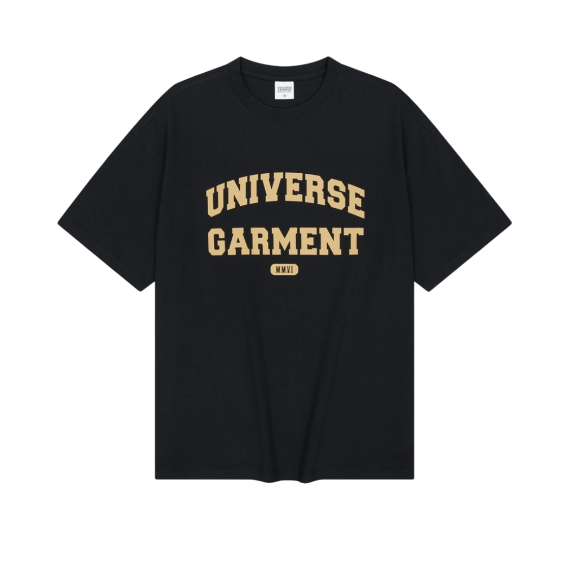 BUQTSZX801BL UNIVERSE GARMENT UG Athletic Logo T-Shirt Black