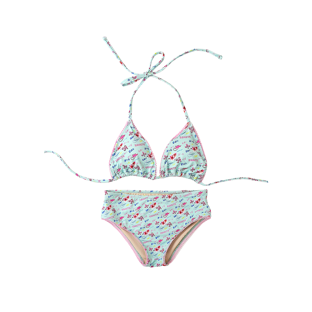 혼쿄 트로피컬 비키니 세트 민트(Honkyo Tropical Bikini Set Mint)