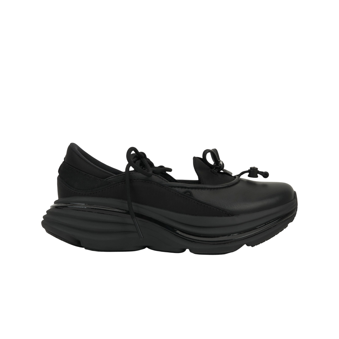 (W) 호카 본디 메리 제인 블랙((W) Hoka Bondi Mary Jane Black)