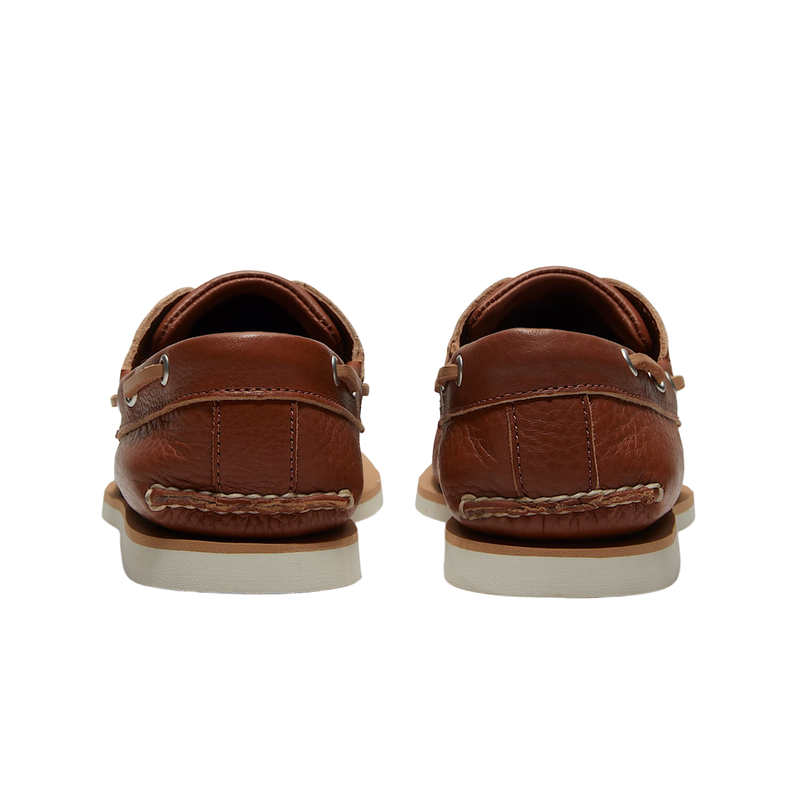 팀버랜드 레이크 하우스 클래식 2 아이 보트 슈즈 브라운 - 와이드(Timberland Lake House Classic 2-Eye Boat Shoes Brown - Wide) - 3