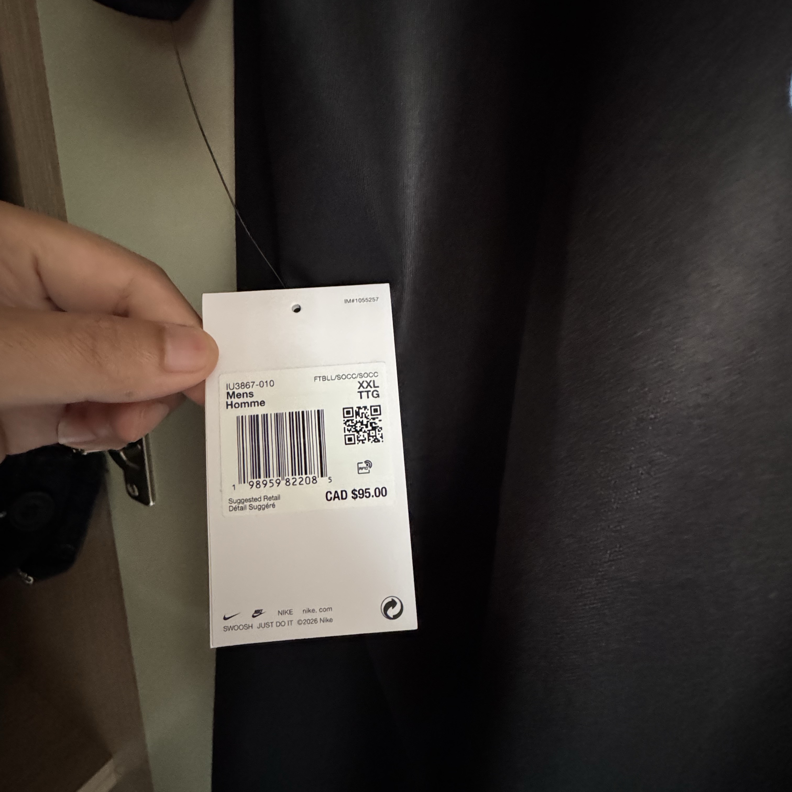 Nike x Peaceminusone Korea Academy Pro Short Sleeve Football Top Black (IU3867-010) 착용 스타일 - 3