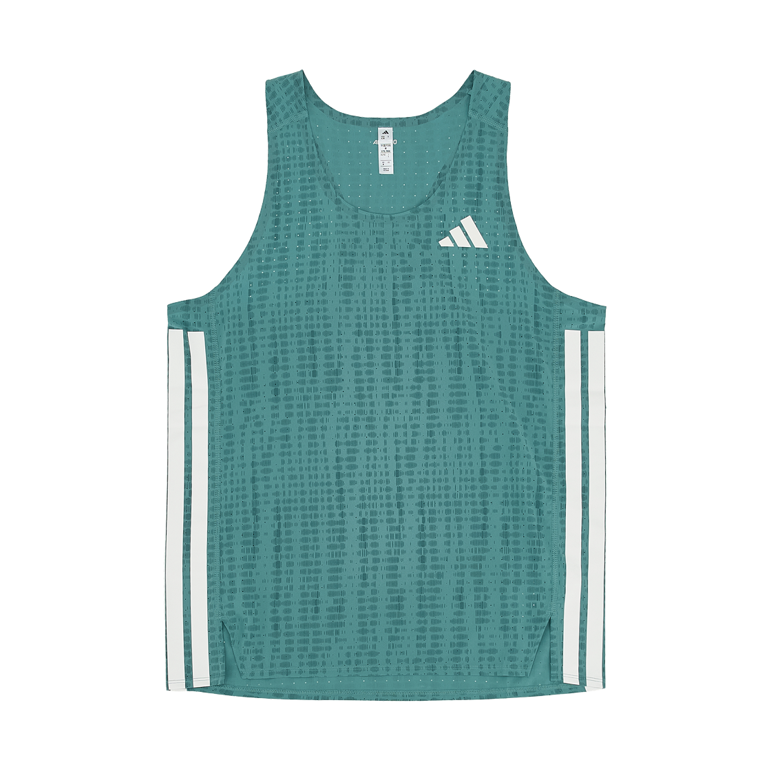 JV7161 Adidas Adizero Running Singlet Powder Teal - KR Sizing