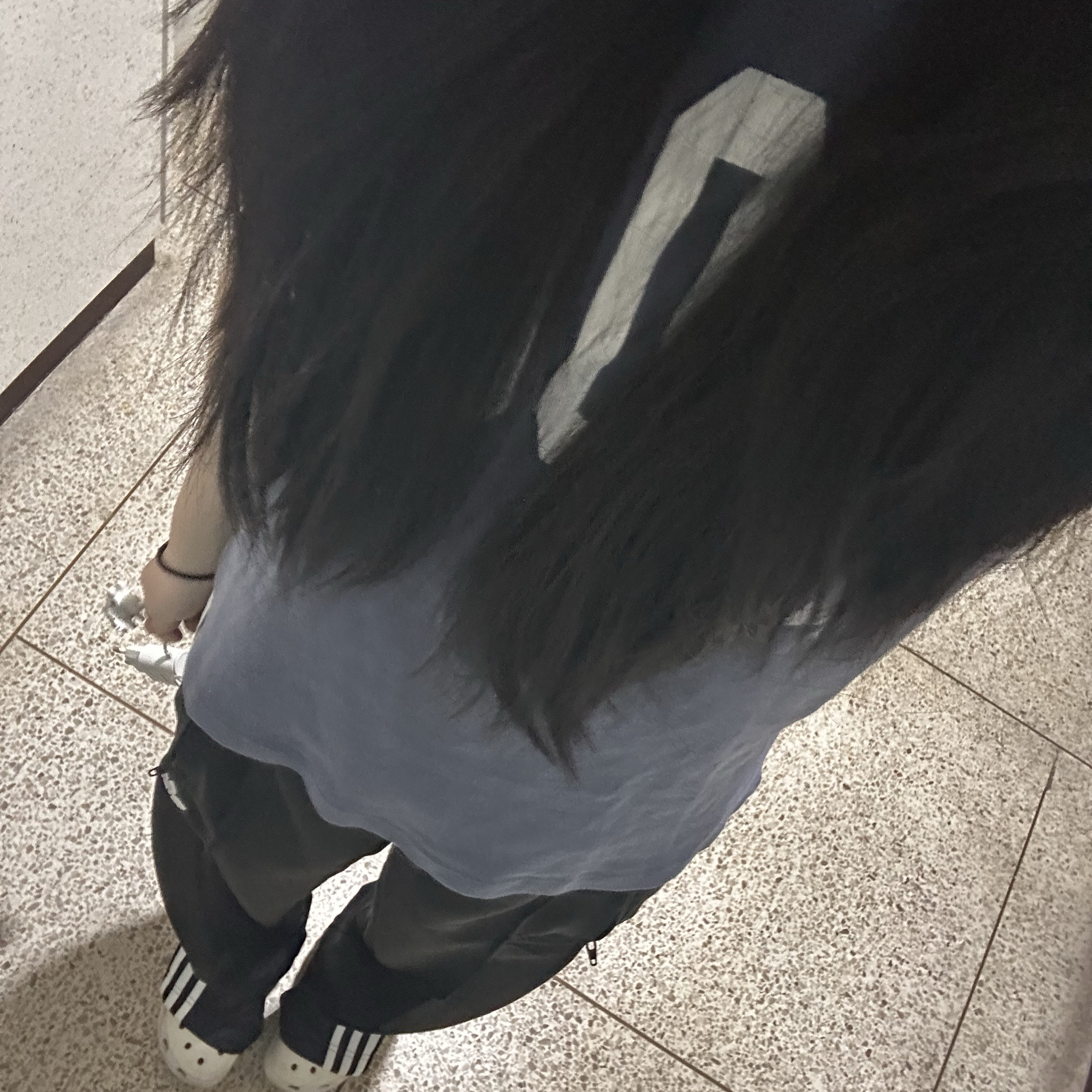 (W) Adidas Adicolor Classic Firebird Loose Track Pants Black - KR Sizing 착용 스타일
