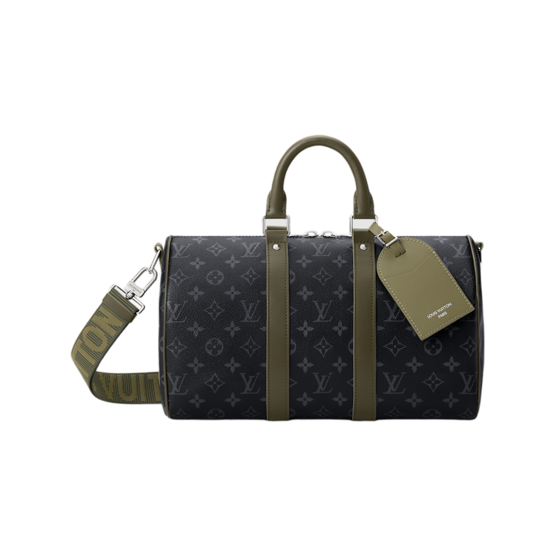 M28639 Louis Vuitton Keepall Bandouliere 35 Khaki Green