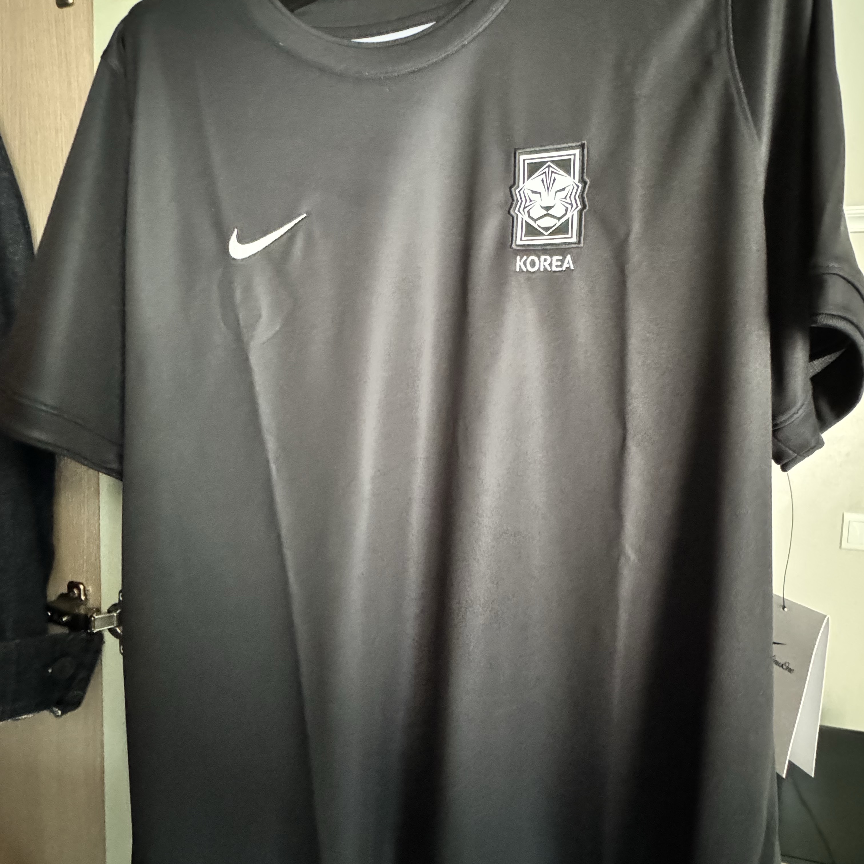 Nike x Peaceminusone Korea Academy Pro Short Sleeve Football Top Black (IU3867-010) 착용 스타일 - 1