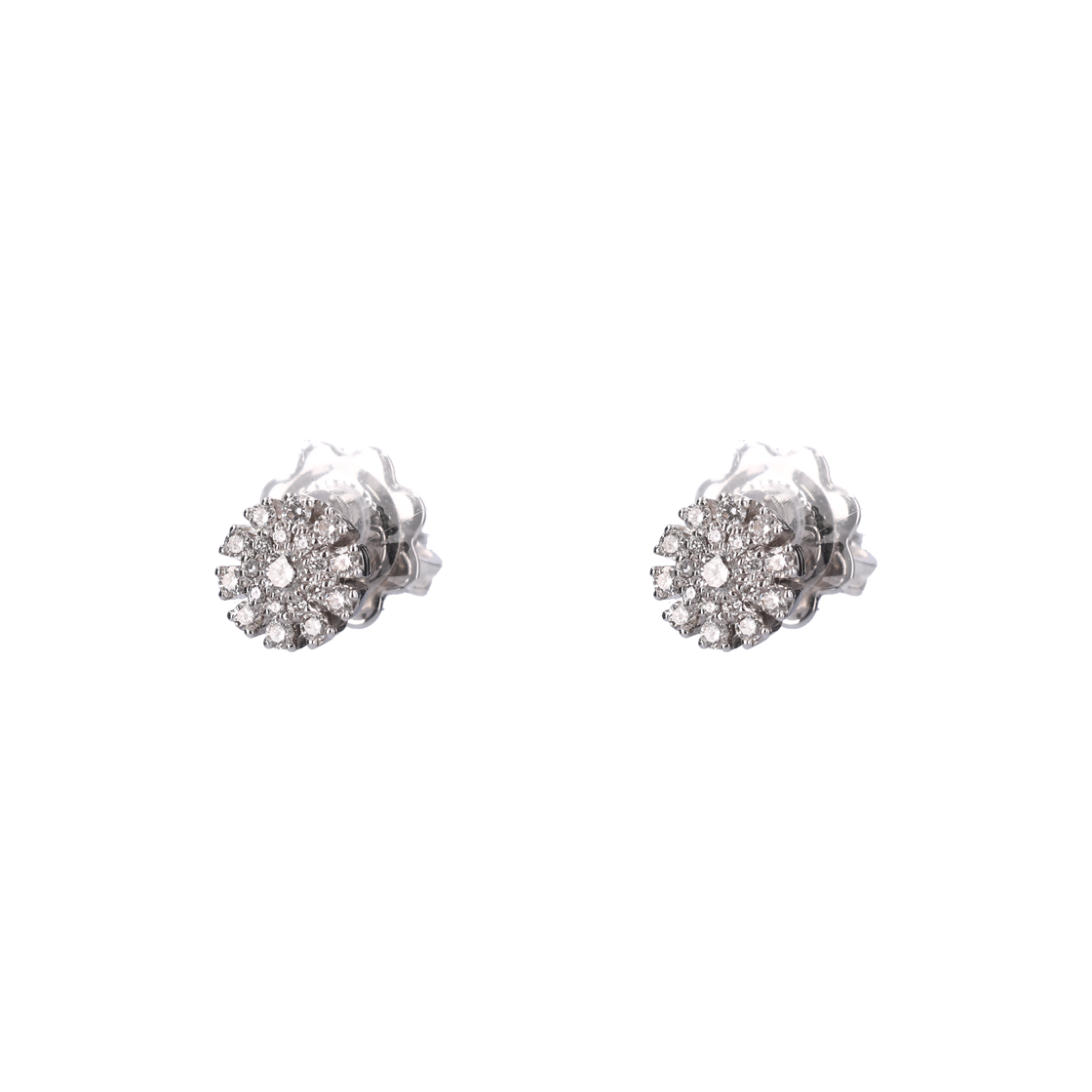 ITPAFQLTAF3G Damiani Margherita Earrings in White Gold with Diamonds