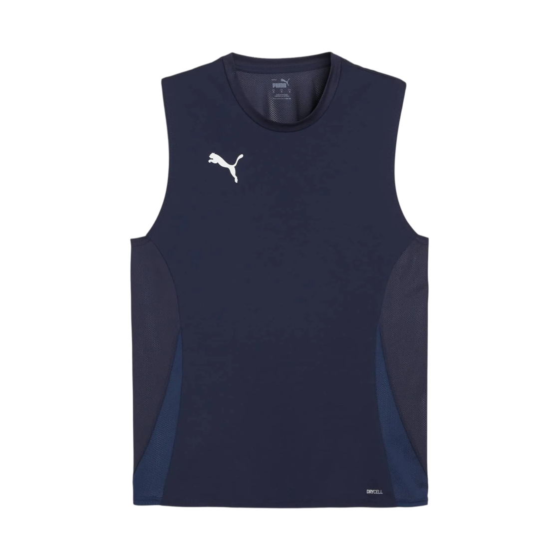 705913-06 Puma Team Goal Sleeveless Jersey Navy Persian Blue