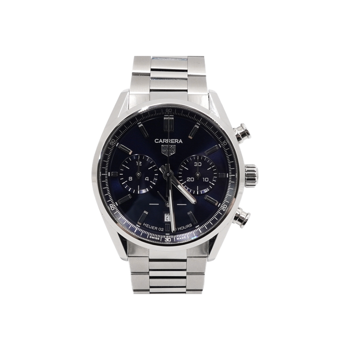 ITW3ATQLMCQU Tag Heuer Carrera Chronograph 42mm Blue Dial Automatic Men's Watch