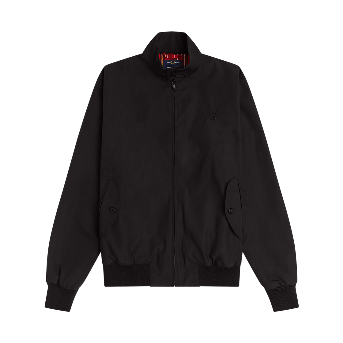 프레드페리 메이드 인 잉글랜드 해링턴 재킷 블랙(Fred Perry M.I.E Harrington Jacket Black)