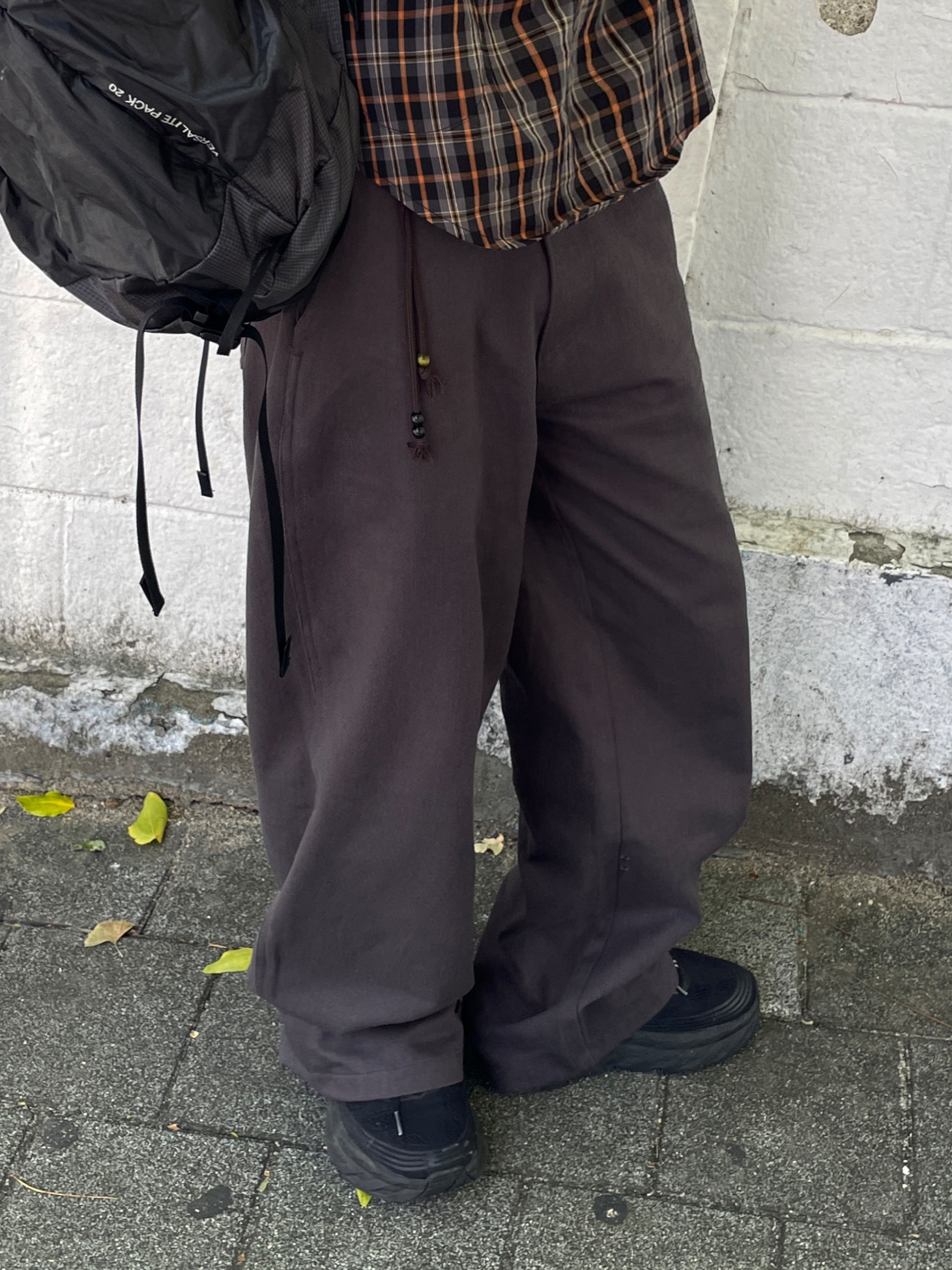 Safarispot Pocket Check Half Shirts Brown, Hoka Bondi 9 Black - Wide 착용 스타일 - 3