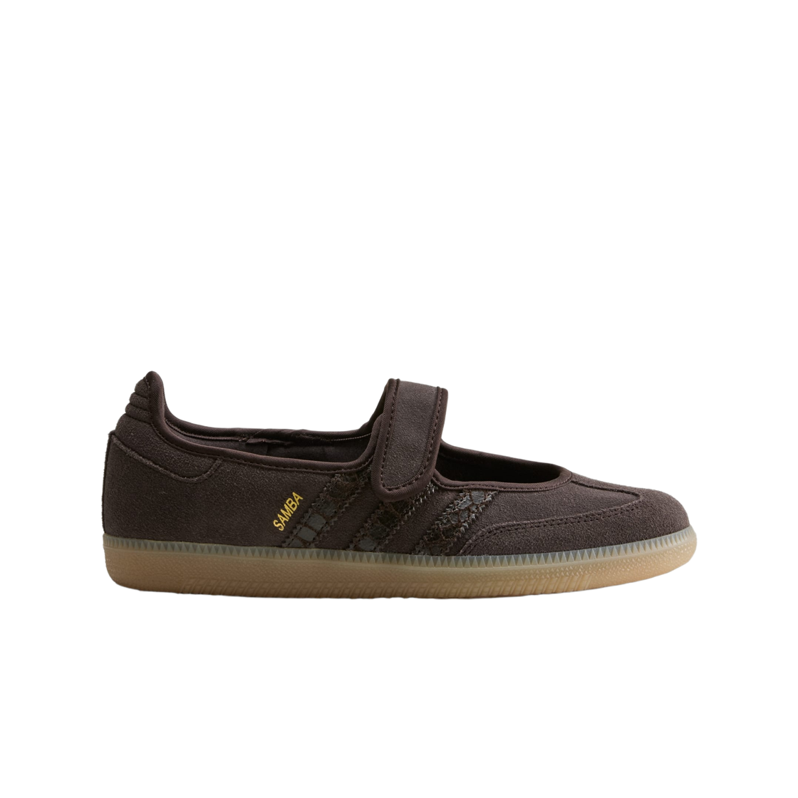 HQ9495 (W) Adidas Samba Jane Aurora Coffee Gold Metallic