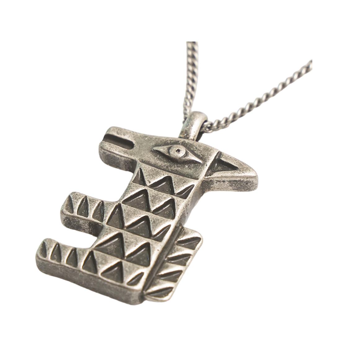 토우토우아카이브 와쳐 토템 팬던트 목걸이 실버 버니시(TOWTOW.ARCHIVE Watcher Totem Pendant Necklace Silver Burnish) - 4