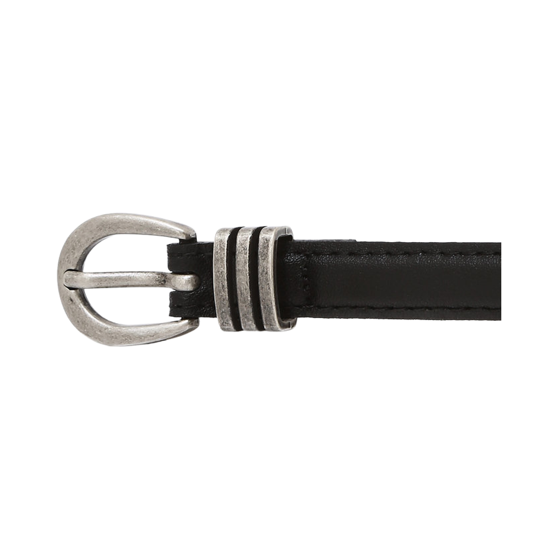 질스튜어트 맨 액세사리 블랙 단색 소가죽 벨트 15MM JUBE6F185BK(Jillstuart Men's Acc Black Genuine Leather Belt 15mm) - 2