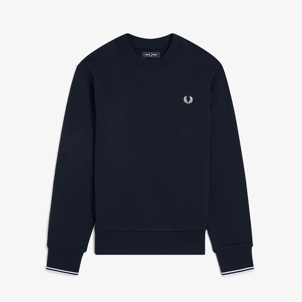 프레드페리 크루넥 스웻셔츠 네이비(Fred Perry Crew Neck Sweatshirt Navy) - 5