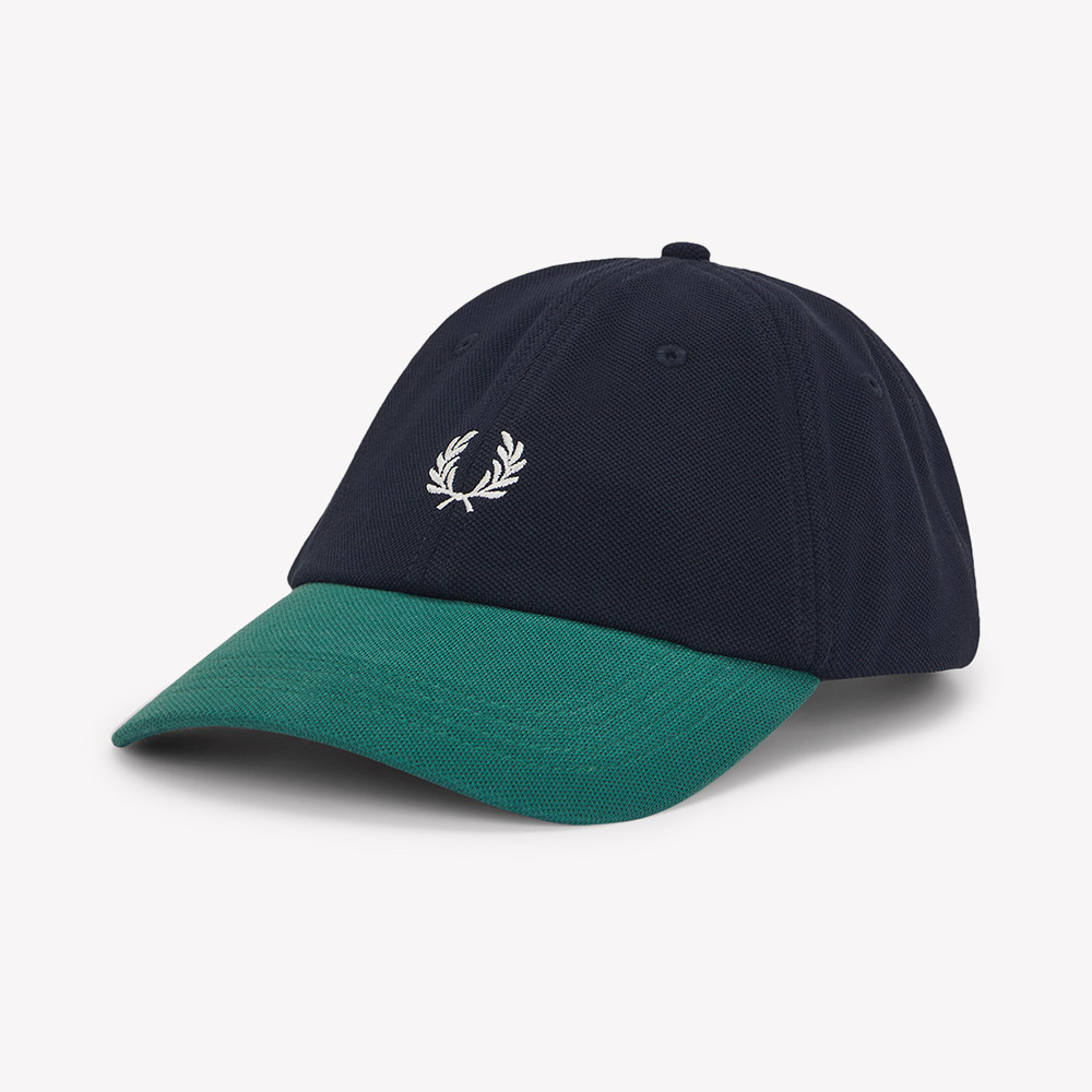 프레드페리 블락 피케 클래식 캡 네이비(Fred Perry Blocked Pique Classic Cap Navy) - 2