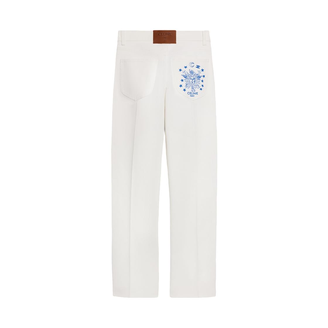 셀린느 보이프렌드 진 001 헤비 코튼 트윌 화이트 헤비 스톤 워시(Celine Boyfriend Jeans 001 in Heavy Cotton Twill White Heavy Stone Wash) - 2