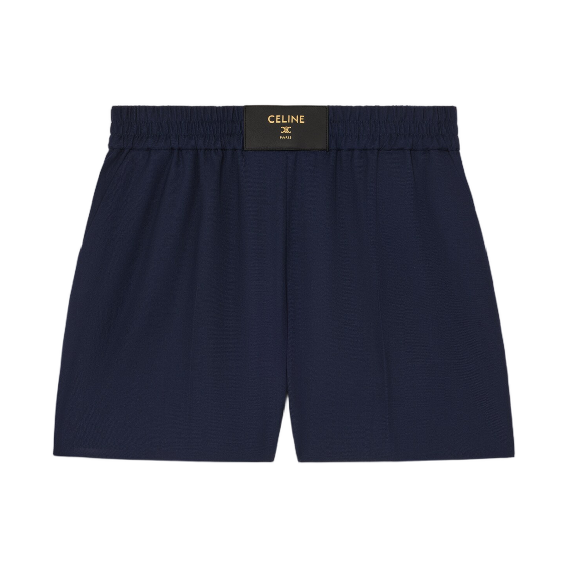 (W) 셀린느 쇼츠 울 트윌 잉크((W) Celine Shorts in Wool Twill Ink)