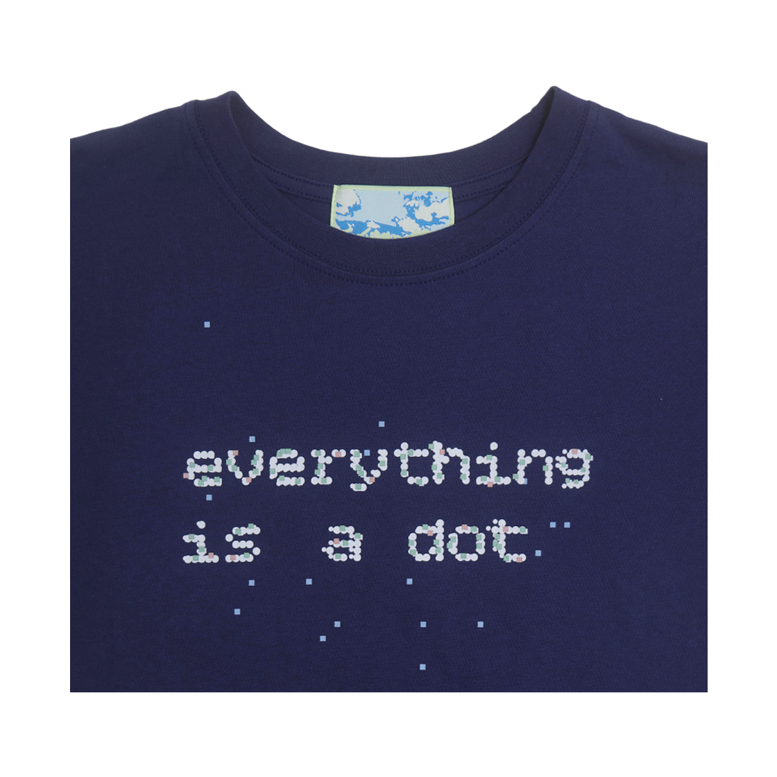 토우토우아카이브 에브리띵 닷 크롭티 네이비(TOWTOW.ARCHIVE Everything Dot Crop Tshirts Navy) - 2