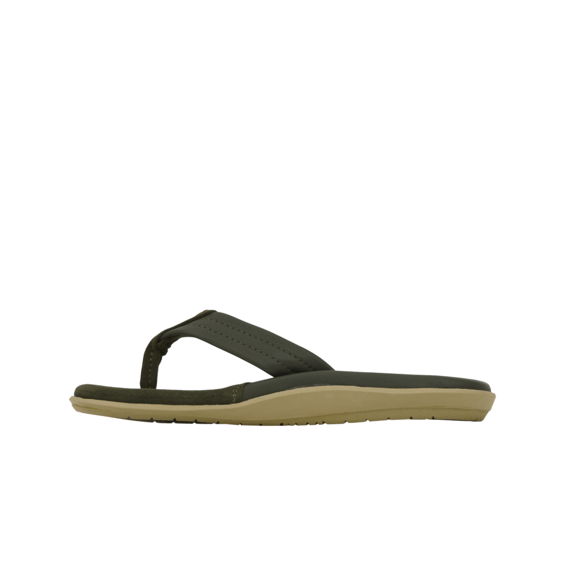 아일랜드 슬리퍼 투톤 레더 스웨이드 아미 그린 올리브(Island Slipper Two Tone Leather Suede Army Green Olive) - 3