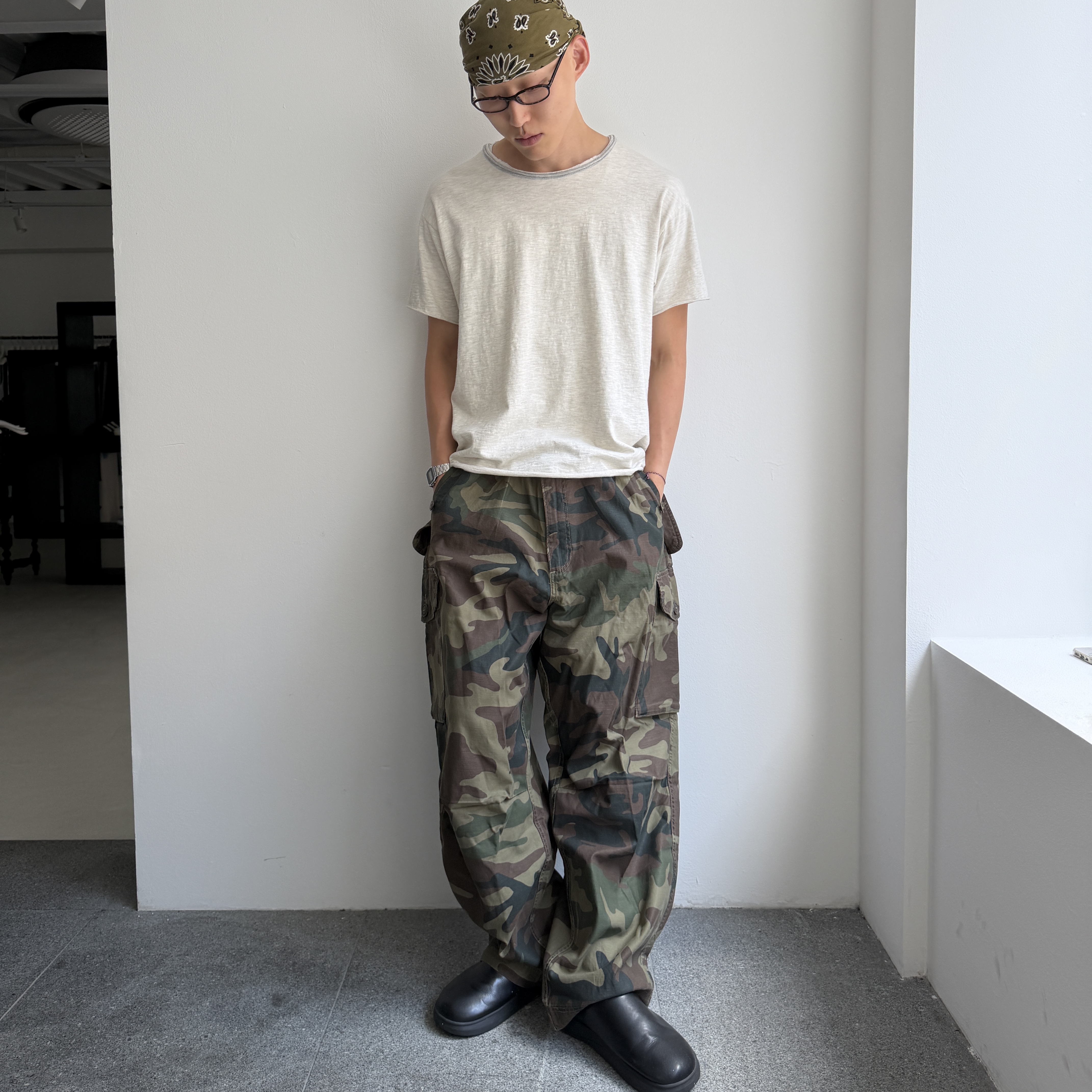 Chimi Code Acetate Renew Sunglasses Feral Tortoise Brown Lenses 착용 스타일