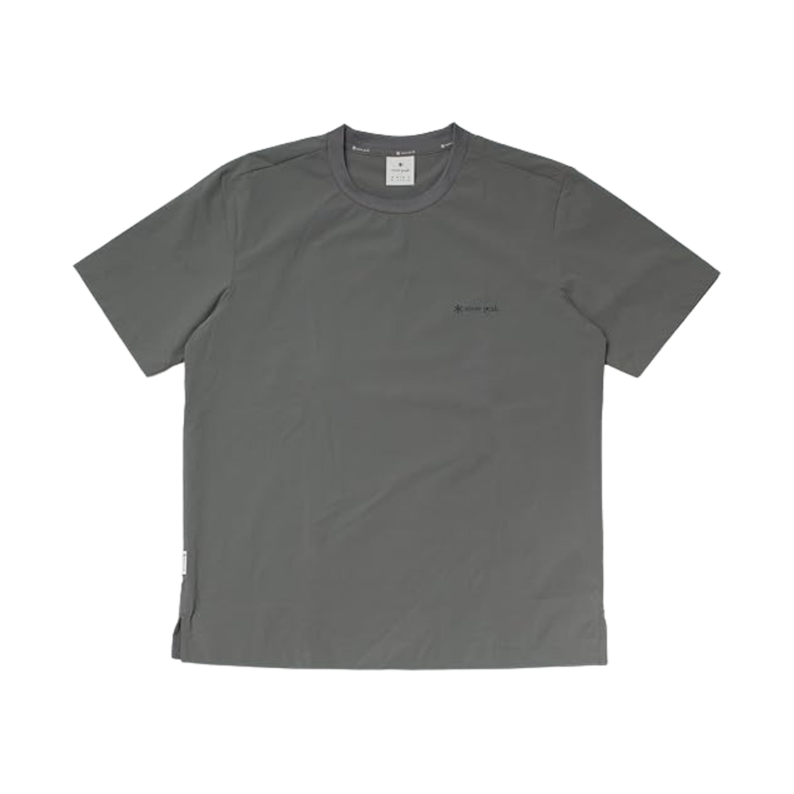 스노우 피크 씬테크 우븐 숏슬리브 티셔츠 다크 그레이(Snow Peak Thin-Tech Woven Short Sleeve T-Shirt Dark Grey)