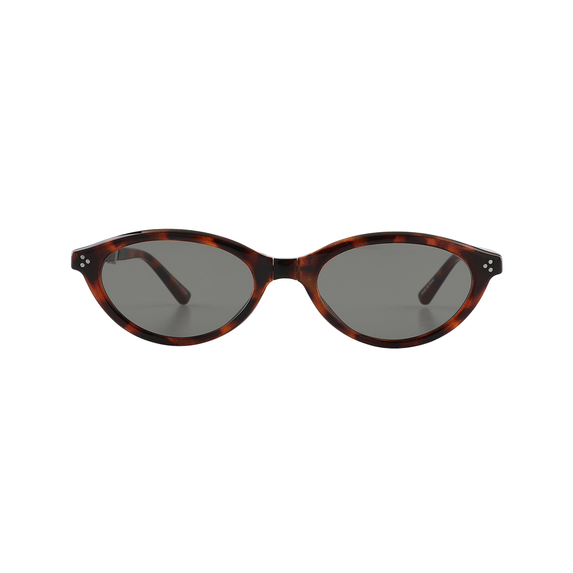 AURA C4 레오파드 2DITOR AUR Portable Foldable Sunglasses Slim Cat Eye Oval Sunglasses C4 LEOPARD