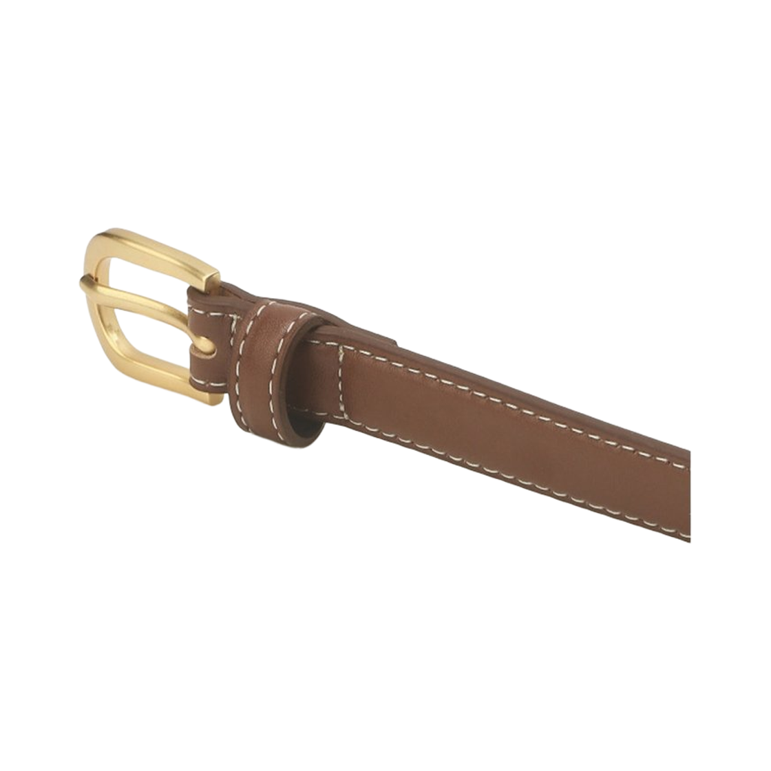 질스튜어트 맨 액세사리 20mm 브라운 소가죽 슬림 여성벨트 JUBE6F111W2(Jillstuart Men's Acc 20mm Brown Slim Genuine Leather Women's Belt) - 2